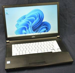 富士通 LIFEBOOK A579/B Core i3 8145U 8GB SSD:120GB DVD-ROM 15.6TFT(HD) Windows11 Pro Office 2021 (管:F12 x2s