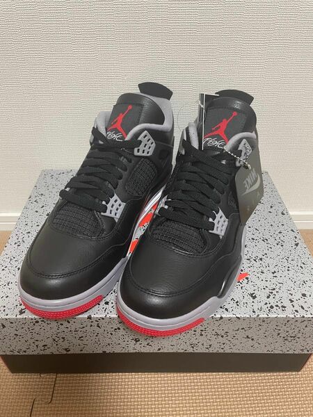 Nike Air Jordan 4 Retro Bred Reimaginedナイキ エアジョーダン4 ブレッド リイマジンド