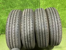 S管理74912 ランサーカーゴ 外し】中古 タイヤ 4本セット★165/80R13 90/88N LT ヨコハマ BluEarth-Van 2023年製★13インチ バントラ_画像1