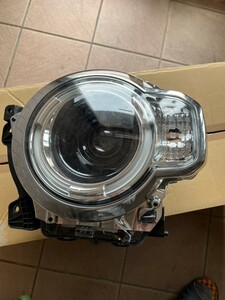 美品 ステー破損ナシ 打刻2L LED ハスラー MR52S MR92S 左ヘッドライト 左ライト 35320-59S13