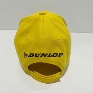 非売品 未使用 DUNLOP キャップ 帽子 月桂樹立体刺繍 モータースポーツ表彰台用本物 フリーサイズ ダンロップ サーキット レースの画像4