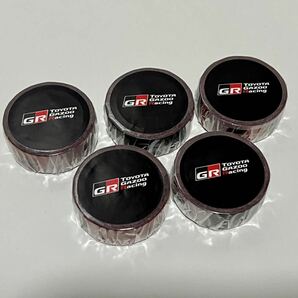 非売品 TOYOTA GAZOO Racing デコレーションテープ マスキングテープ 5本セット トヨタ ガズー レーシング ラッピングテープの画像1