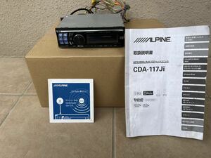 アルパイン ALPINE CDA-117Ji CDデッキ中古品