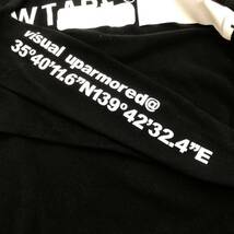 【4】Wtaps 19Aw Logo Print Long Sleeve Tee Shirt Black ダブルタップス ロゴ プリント Tシャツ ブラック (192ATDT-CSM12) T143_画像7