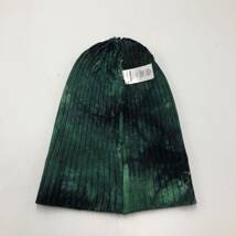 新品24SS Supreme Overdyed Beanie Splatter Green シュプリーム オーバーダイ ビーニー グリーン 緑 帽子 T151_画像6