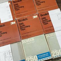 1円 Scotch オープンリールテープ 22本 211-1/4-R120 212-1/4-R180 250-1/4-2500 他 メタルリール 10号 スコッチ【現状販売品】24C 北TO2_画像1