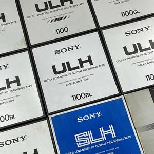 1円 オープンリールテープ 20本 SONY ULH-11-1100 maxell 35-180 他 メタルリール 10号【現状販売品】24C 北TO2