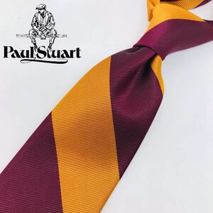 Paul Stuart 高級シルク ブランドネクタイ