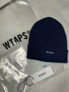 WTAPS BEANIE 01 / BEANIE / COPO. COOLMAX indigo インディゴ ネイビー NAVY ビーニー ニット帽 ニットキャップ クールマックス