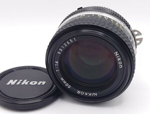 [B02-222] beautiful goods Nikon NIKKOR 50mm 1:1.4 for single lens reflex camera lens single burnt point lens Nikon Nikkor 