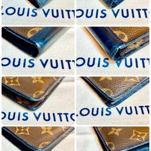 極美品 ルイ ヴィトン ポルトフォイユ タノン マカサー ブラザ モノグラム 長財布 LOUIS VUITTONの画像7