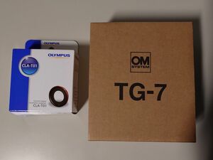 OM SYSTEM Tough TG-7 [ブラック] +コンバーターアダプター CLA-T01付き