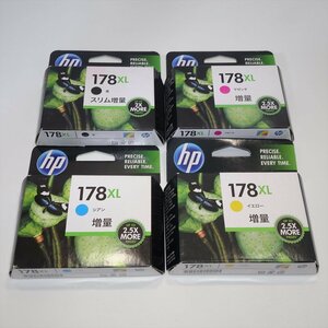 HP 純正 インクカートリッジ 4色セット　178XL ブラック シアン イエロー マゼンタ 増量 ◇送料無料◇　NO.4349事務所