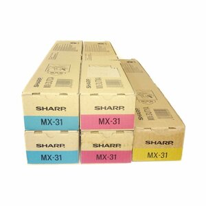 3色5本セット SHARP シャープ 純正 トナー MX-31JTCA 2本/MX-31JTMA 2本/MX-31JTYA MX-2301/MX-2600/MX-3100 【送料無料】 NO.5109