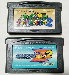 GBA スーパーマリオアドバンス2 ロックマンゼロ2 2本セット 送料94円