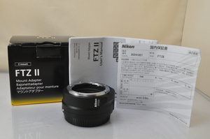 ★★新品同様 Nikon ニコン マウントアダプター FTZII w/Box♪♪#1920EX