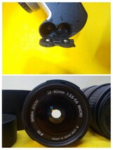カメラ Canon EOS Kiss SIGMA レンズ70-300mm 1:4-5.6DL MACRO SIGMA28-80mm1:3.5-5.6MACROまとめて動作未確認　ジャンク_画像6