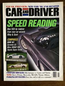 【送料無料】 洋書 カー雑誌！カー＆ドライバー CAR AND DRIVER 1997年