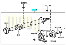 【トヨタ純正新品】TOYOTA 未使用品 ★超希少品★ マークⅡ チェイサー JZX100 1軸 プロペラシャフト インタミディエイトシャフト MT用_画像2