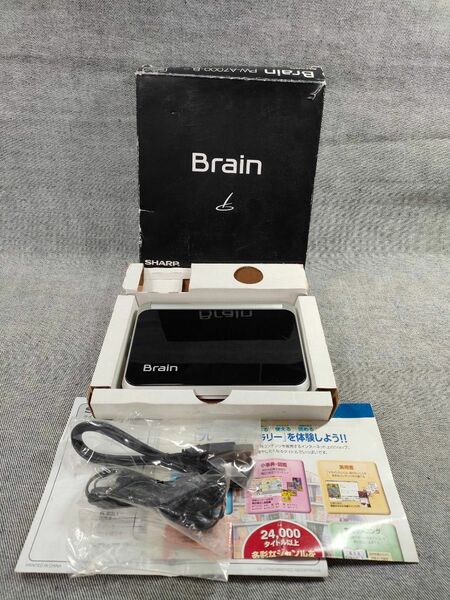 シャープ SHAPA Brain PW-A7000 電子辞書　生活総合 120コンテンツ 100動画 カラ-液晶 タッチパネル