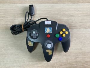 N64 ニンテンドー64 周辺機器 コントローラー ブラック 【管理 17572】【C】