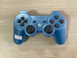 PS3 周辺機器 デュアルショック3 SIXAXIS ワイヤレスコントローラー ブルー 【管理 17557】【B】