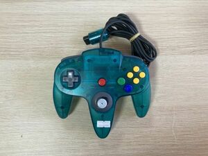 N64 ニンテンドー64 周辺機器 コントローラー クリアブルー 【管理 17664】【B】