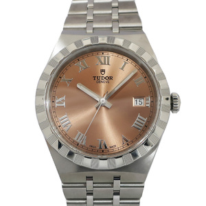 [ Tempaku ] unused chu-da- Royal 28500 38mm SS salmon pink self-winding watch stainless steel man wristwatch 2024 year 