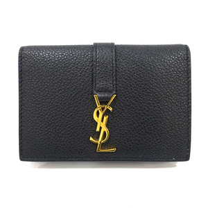 【栄】サンローラン カードケース YSL 名刺入れ 613536 ブラック 黒色 レディース 服飾小物 その他