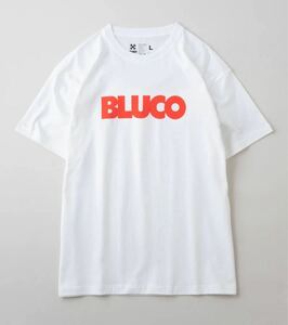 BLUCO/ブルコ　プリントTEE logo white/red L