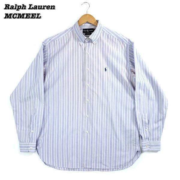 Ralph Lauren MCMEEL Shirts L SH24028 ラルフローレン シャツ ボタンダウンシャツ 裾マチ