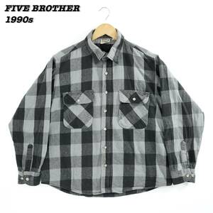 FIVE BROTHER Flannel Shirts 1990s SH24032 ファイブブラザー フランネルシャツ ネルシャツ 1990年代 アメリカ製