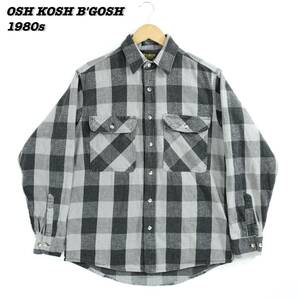 OSH KOSH B'GOSH Flannel Shirts 1980s SH24033 Vintage オシュコシュビゴッシュ フランネルシャツ ネルシャツ 1980年代 アメリカ製