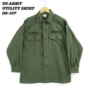 US ARMY UTILITY SHIRT OG-107 1973s 15 1/2-31 SH24036 Vintage アメリカ軍 ユーティリティーシャツ ヴィンテージシャツ 1970年代