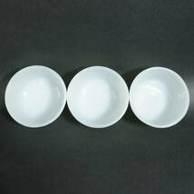 Fire King WHITE Custard Cups 3pcs 1960s 1970s 1980s Vintage ファイアーキング ホワイト カスタードカップ 3個セット 1960年代 1970年代_画像3