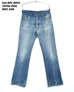 Lee 201 INDIGO DENIM PANTS USA 1970s Lee24006 Vintage リー デニムパンツ ジーンズ アメリカ製 1970年代 ユニオンメイド ヴィンテージ