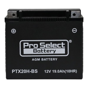 ProSelect(プロセレクト) バイク PTX20H-BS ハーレー専用AGMバッテリー(YTX20-BS/YTX20H-BS互換) PSB051 密閉型MFバッテリーの画像4