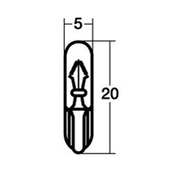 STANLEY (スタンレー) 【ウェッジベース電球】 12V2W 10個入 WB358