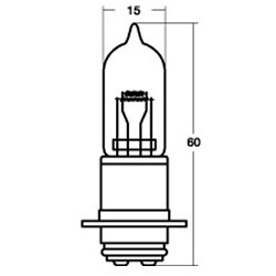 スタンレー(STANLEY) バイク ヘッドライト球 14-0348 12V40/40W JOG系