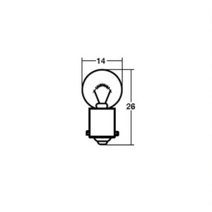 スタンレー(STANLEY) 自動車 A524A 12V6W