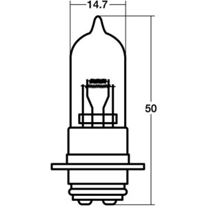 スタンレー(STANLEY) バイク ヘッドライト球 14-0334 12V35/36.5W