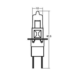 STANLEY [スタンレー電気] ハロゲン電球 12V35W H3 14-0109