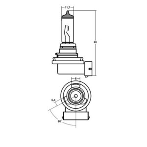 スタンレー(STANLEY) 自動車 14-0045 12V35W H8