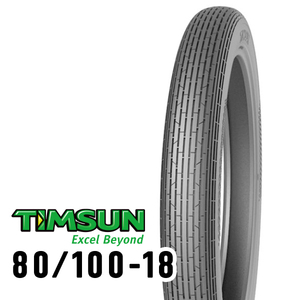 TIMSUN(ティムソン) バイク タイヤ TS615 80/100-18 47P TT フロント TS-615