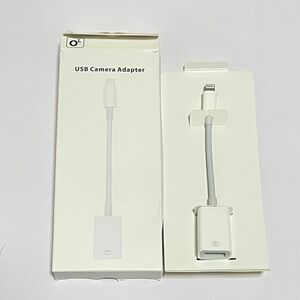 [未使用] Iphone Ipad Ipod用 Lightning to USB カメラアダプタ　OTG ケーブル