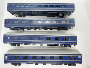 【ジャンク品】【4両セット】ARII アリイ　客車 オロネ25 オシ24 鉄道模型 HOゲージ まとめて4点　