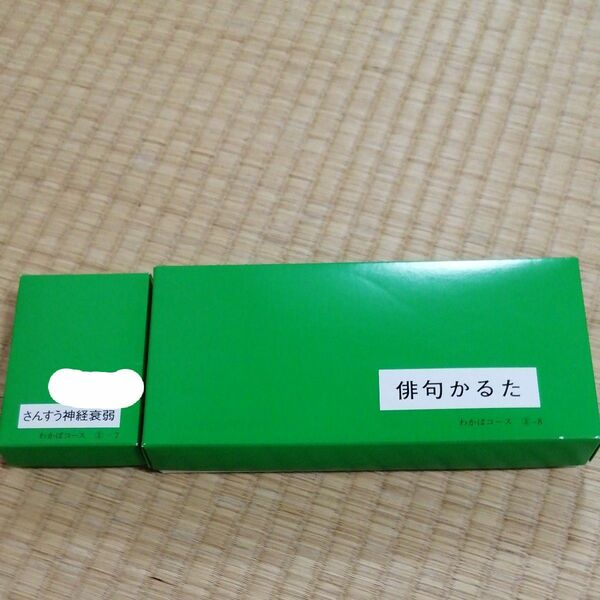 めばえ教室　俳句かるた(わかばコース③ー8)、さんすう神経衰弱(わかばコース③ー7)