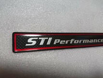 希少 STI Performance エンブレムステッカー STIパフォーマンス emblem VNレヴォーグ ST98020ST110 SUBARU STIパフォーマンスパッケージ用_画像5