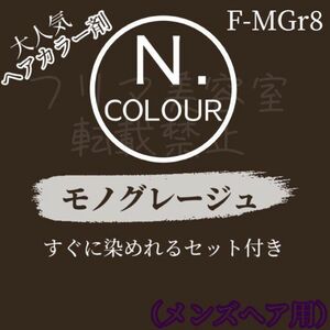 エヌドット　すぐに染めれるヘアカラーセット（M）　モノグレージュ　F-MGr8