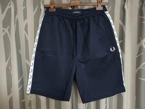 FRED PERRY フレッド・ペリー Taped Tricot Short S5508 CARBON BLUE Sサイズ